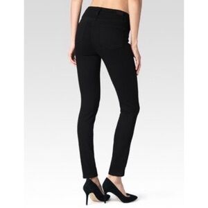 PAIGE Verdugo Ultra Skinny Jet Black Jeans.